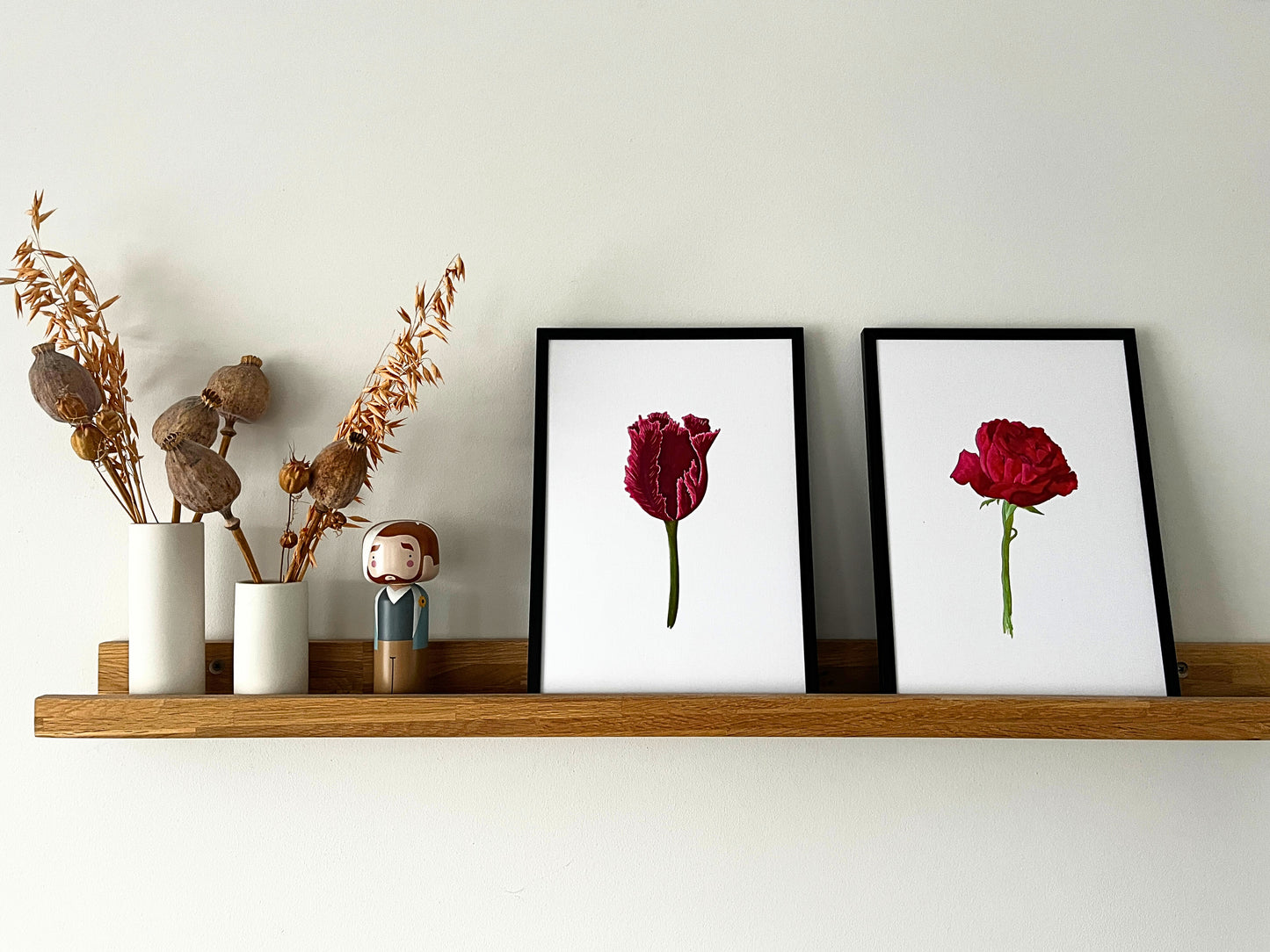 Kunstdruck 'Rote Tulpe'