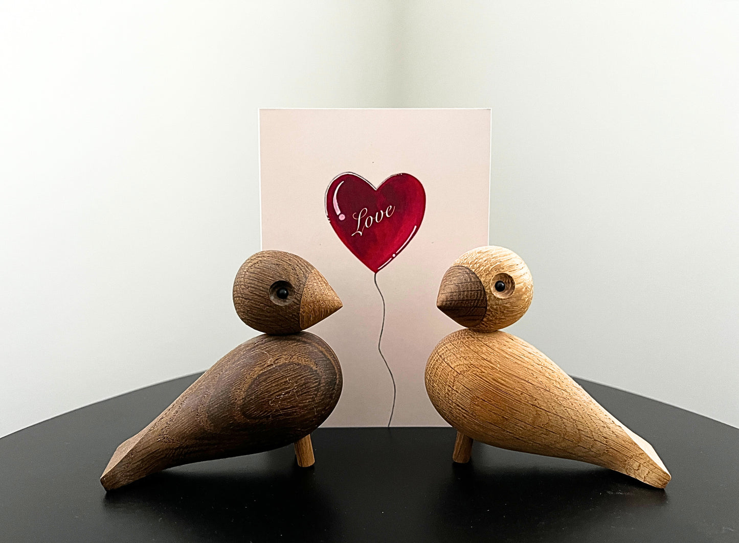 Wenskaart 'Ballon hart'