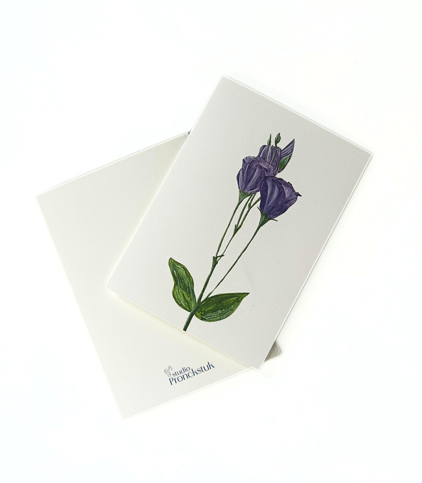 Wenskaart 'Lisianthus'