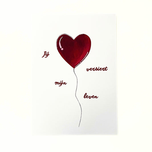 Art print 'You decorate my life'