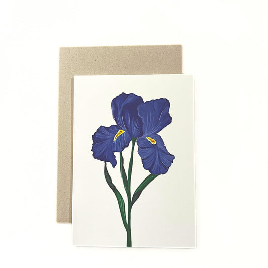 Wenskaart 'Iris'