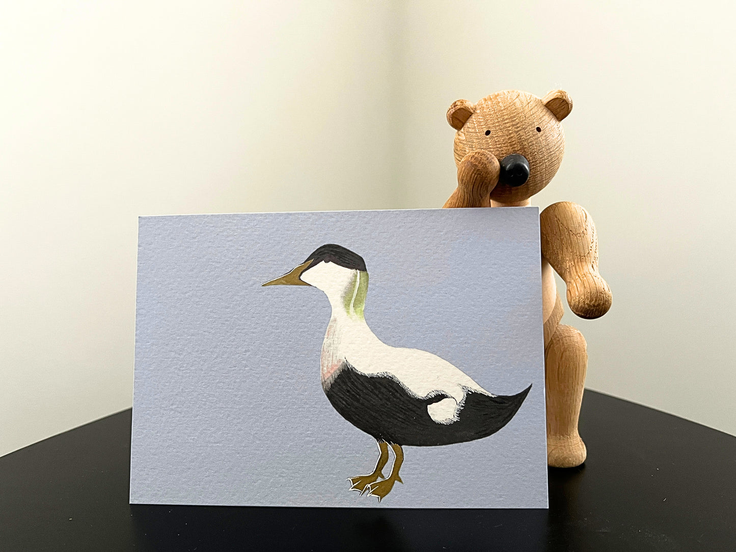 Art card 'Eider duck'