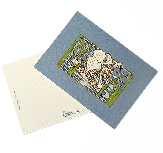 Art card 'Swans'