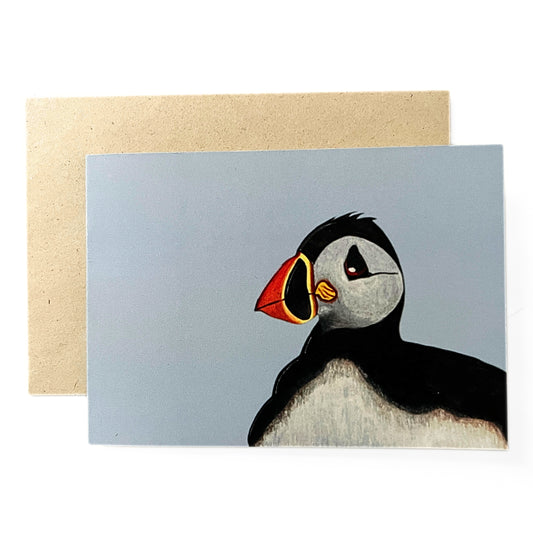 Greeting card 'Puffin'