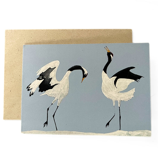 Greeting card 'Cranes'