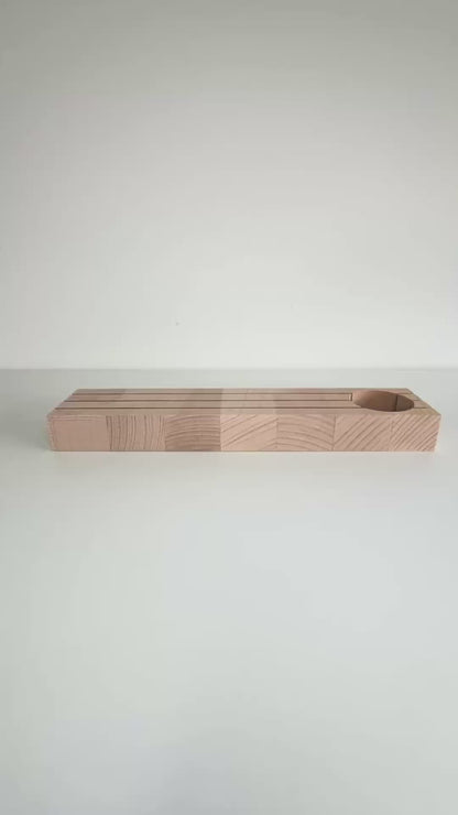 Kaartenhouder Hold It+ Remembrance inclusief waxinelichtje en vaasje